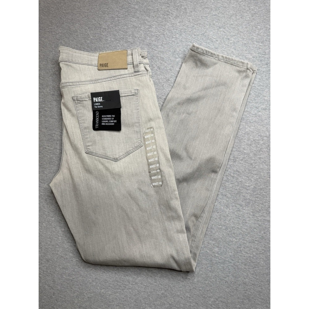 NWT Paige Transcend Lennox The Skinny Slim Jean Size 40 Meas (36x33)